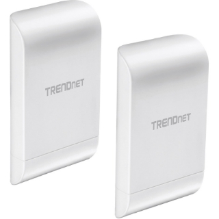 Picture of TRENDnet 10dBi Wireless N300 Outdoor PoE Pre-configured Point-to-Point Bridge Bundle Kit, Two Pre-Configured Wireless N Access Points, IPX6 Rated Housing, 10 dBi Antennas, White, TEW-740APBO2K