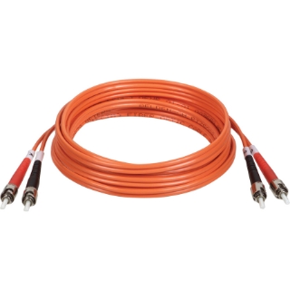 Picture of Tripp Lite 8M Duplex Multimode 62.5/125 Fiber Optic Patch Cable ST/ST 26' 26ft 8 Meter