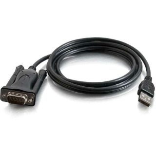 Picture of C2G 5ft USB to DB9 Serial Cable - RS232 Adapter Cable