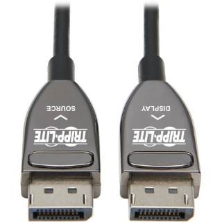 Picture of Tripp Lite P580F3-25M-8K6 DisplayPort Fiber Active Optical Cable, M/M, Black, 25 m (82 ft.)
