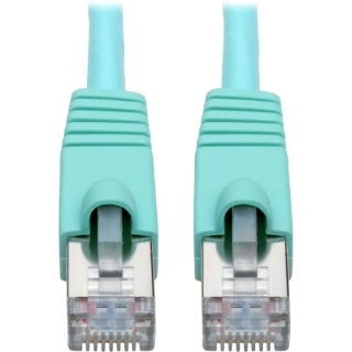 Picture of Tripp Lite Cat6a Snagless Shielded STP Patch Cable 10G, PoE, Aqua M/M 35ft