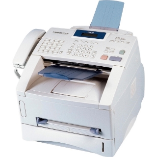 Picture of Brother IntelliFAX 4750e Laser Multifunction Printer - Monochrome - Off White