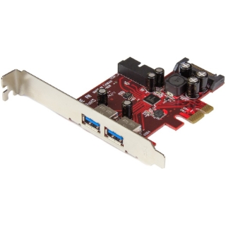 Picture of StarTech.com 4 Port PCI Express USB 3.0 Card - 2 External & 2 Internal - SATA Power