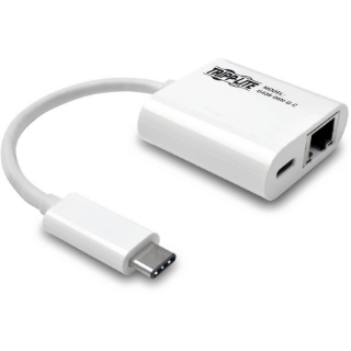 Picture of Tripp Lite USB-C to Gigabit Ethernet Network Adapter w/ USB-C Charging Port