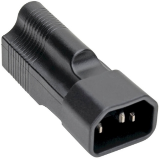 Picture of Tripp Lite NEMA 5-15R to C14 Power Cord Adapter Converter 15A 125V Black