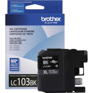 Picture of Brother Genuine Innobella LC103BK High Yield Black Ink Cartridge