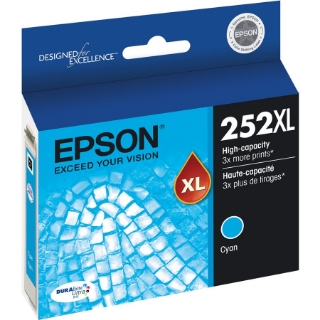 Picture of Epson DURABrite Ultra 252XL Original Ink Cartridge - Cyan