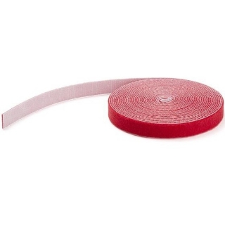 Picture of StarTech.com 50ft. Hook and Loop Roll - Red - Cable Management (HKLP50RD)
