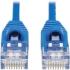 Picture of Tripp Lite Cat6a 10G Snagless Molded Slim UTP Network Patch Cable (M/M), Blue, 10 ft.