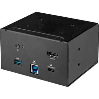 Picture of StarTech.com Laptop docking module for the conference table connectivity box lets you access boardroom or huddle space devices - Set up conference calls using applications such as Skype for Business - USB-C or USB-A laptop docking - USB-A charging port - USB-C Power Delivery 2.0 - Table-mounting bracket included