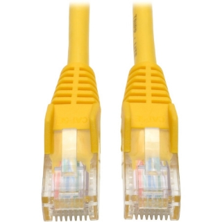Picture of Tripp Lite 7ft Cat5e / Cat5 Snagless Molded Patch Cable RJ45 M/M Yellow 7'