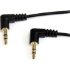 Picture of StarTech.com 3 ft Slim 3.5mm Right Angle Stereo Audio Cable - M/M