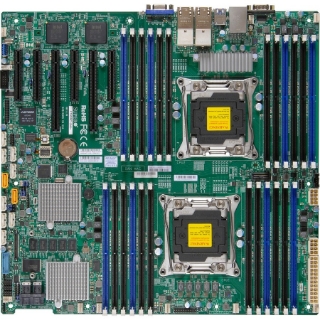 Picture of Supermicro X10DRC-T4+ Server Motherboard - Intel C612 Chipset - Socket LGA 2011-v3 - Enhanced Extended ATX