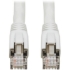 Picture of Tripp Lite Cat8 Patch Cable 25G/40G Certified Snagless M/M PoE White 15ft