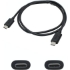 Picture of AddOn 6ft USB 3.1 (C) Male to Male Black Cable