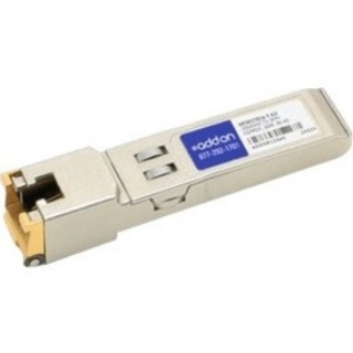 Picture of AddOn Mellanox MFM1T02A-T Compatible TAA Compliant 100/1000/10000Base-TX SFP+ Transceiver (Copper, 30m, RJ-45)