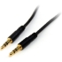 Picture of StarTech.com 1 ft Slim 3.5mm Stereo Audio Cable - M/M