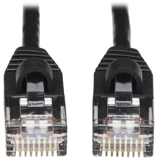 Picture of Tripp Lite Cat6a 10G Snagless Molded Slim UTP Network Patch Cable (M/M), Black, 10 ft.