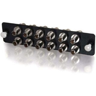 Picture of C2G Q-Series 12-Strand, ST, PB Insert MM/SM ST Adapter Panel