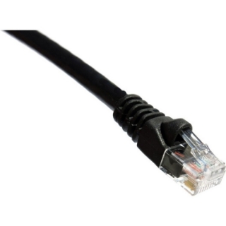 Picture of Axiom 1FT CAT6 550mhz S/FTP Shielded Patch Cable Molded Boot (Black)