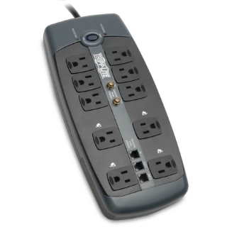 Picture of Tripp Lite Surge Protector 120V 10 Outlet RJ11 Coax 8' Cord 3345 Joule