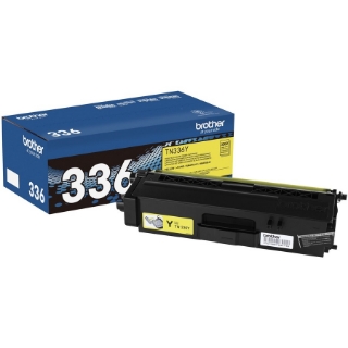 Picture of Brother Genuine TN336Y High Yield Yellow Toner Cartridge