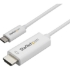 Picture of StarTech.com 6ft (2m) USB C to HDMI Cable - 4K 60Hz USB Type C DP Alt Mode to HDMI 2.0 Video Display Adapter Cable - Works w/Thunderbolt 3