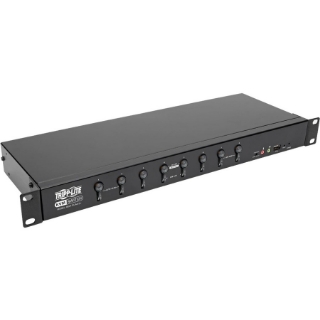 Picture of Tripp Lite 8-Port KVM Switch DVI/USB w Audio & Peripheral Sharing 1U 1080p