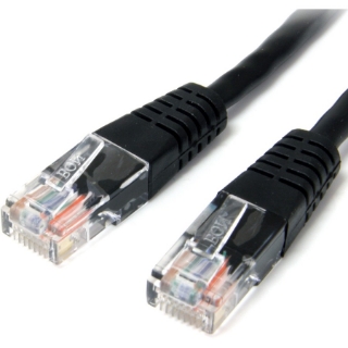 Picture of StarTech.com 3 ft Black Molded Cat5e UTP Patch Cable