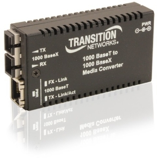 Picture of Transition Networks Mini Gigabit Ethernet Media Converter