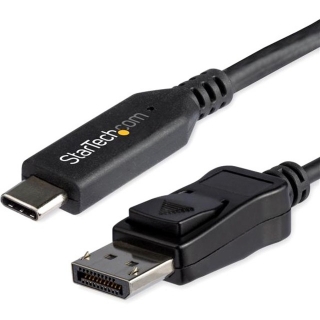 Picture of StarTech.com 6ft/1.8m USB C to Displayport 1.4 Cable Adapter - 4K/5K/8K USB Type C to DP 1.4 Monitor Video Converter Cable - HDR/HBR3/DSC