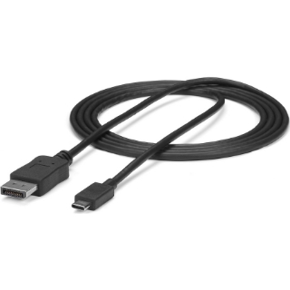 Picture of StarTech.com 6ft/1.8m USB C to DisplayPort 1.2 Cable 4K 60Hz - Type-C to DP Video Adapter HBR2 - Limited stock, similar item CDP2DP2MBD