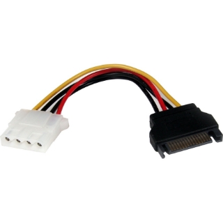 Picture of StarTech.com 6in SATA to LP4 Power Cable Adapter - F/M