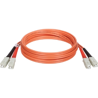 Picture of Tripp Lite 46M Duplex Multimode 62.5/125 Fiber Optic Patch Cable SC/SC 150' 150ft 46 Meter