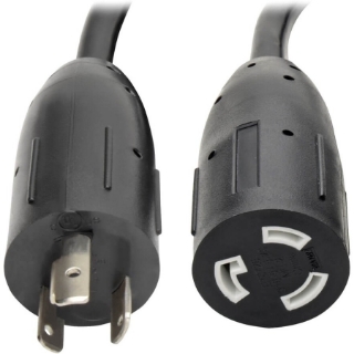 Picture of Tripp Lite 10ft Power Cord Extension Cable L5-20P to L5-20R with Locking Connectors Heavy Duty 20A 12AWG 10'