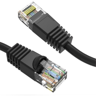 Picture of Axiom 1FT CAT6 550mhz Patch Cable Molded Boot (Black)