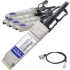 Picture of AddOn Arista Networks CAB-Q-4S-100G-2M Compatible TAA Compliant 100GBase-CU QSFP28 to 4xSFP28 Direct Attach Cable (Passive Twinax, 2m)