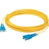 Picture of AddOn 37m SC (Male) to SC (Male) Straight Yellow OS2 Duplex LSZH Fiber Patch Cable