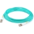 Picture of AddOn 73m LC (Male) to LC (Male) Straight Aqua OM4 Duplex Plenum Fiber Patch Cable