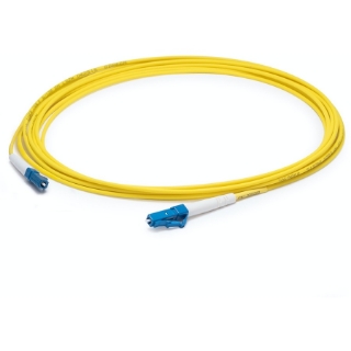 Picture of AddOn 79m LC (Male) to LC (Male) Straight Yellow OS2 Simplex Plenum Fiber Patch Cable