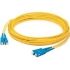 Picture of AddOn 68m SC (Male) to SC (Male) Straight Yellow OS2 Duplex Fiber OFNR (Riser-Rated) Patch Cable