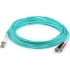 Picture of AddOn 58m LC (Male) to ST (Male) Straight Aqua OM4 Duplex LSZH Fiber Patch Cable