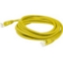 Picture of AddOn 35ft Non-Terminated Shielded Yellow Cat6 STP Plenum-Rated Copper Patch Cable