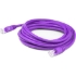 Picture of AddOn 7ft RJ-45 (Male) to RJ-45 (Male) Straight Purple Cat6A UTP PVC Copper TAA Compliant Patch Cable