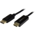Picture of StarTech.com 3ft (1m) DisplayPort to HDMI Cable, 4K 30Hz Video, DP 1.2 to HDMI Adapter Cable Converter for HDMI Monitor/Display, Passive