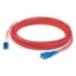Picture of AddOn 3m SC (Male) to LC (Male) Red OM1 TAA Compliant Duplex LSZH Fiber Patch Cable