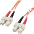Picture of StarTech.com 2m Fiber Optic Cable - Multimode Duplex 62.5/125 - LSZH - SC/SC - OM1 - SC to SC Fiber Patch Cable