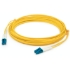 Picture of AddOn 79m LC (Male) to LC (Male) Straight Yellow OS2 Duplex Plenum Fiber Patch Cable