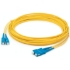 Picture of AddOn 46m SC (Male) to SC (Male) Straight Yellow OS2 Duplex Plenum Fiber Patch Cable