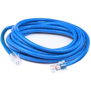 Picture of AddOn 50ft RJ-45 (Male) to RJ-45 (Male) Blue Cat6 UTP PVC Copper Patch Cable